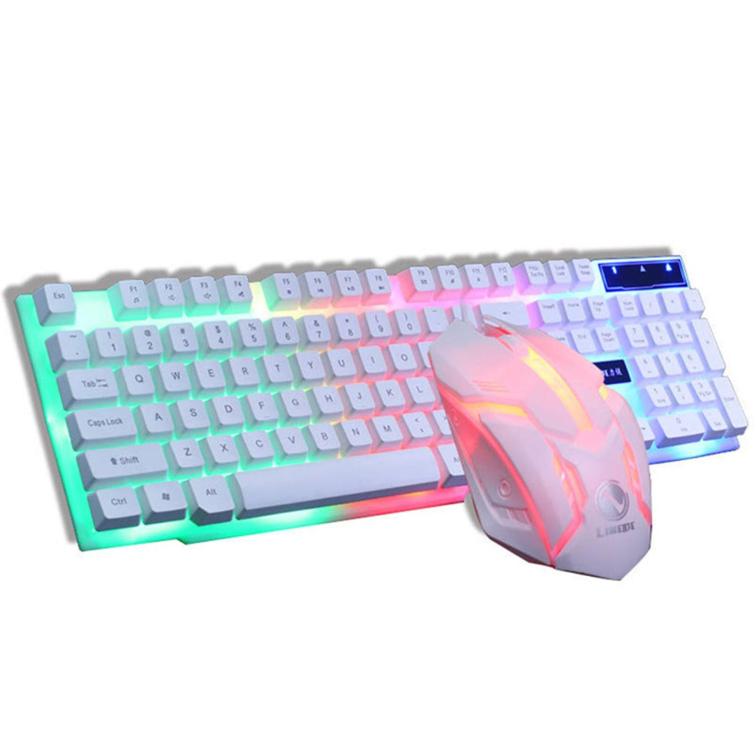 Glowing Gaming Keyboard Mouse Set